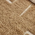 Ryamatta \'Kiberg Handvävd Ull\' - Beige