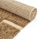 Ryamatta \'Kiberg Handvävd Ull\' - Beige