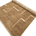 Ryamatta \'Kiberg Handvävd Ull\' - Beige