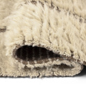 Ryamatta \'Kiberg Handvävd Ull\' - Vit
