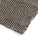 Ullmatta \'Larkana\' - Beige/svart