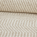 Ullmatta \'Larkana\' - Beige/vit
