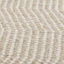 Ullmatta \'Larkana\' - Beige/vit