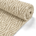 Ullmatta \'Monastir\' - Beige/vit