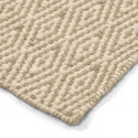 Ullmatta \'Monastir\' - Beige/vit