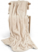 Pläd \'Aranga Super Soft Throw\' 130x170cm - Beige