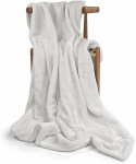 Pläd \'Aranga Super Soft Throw\' 130x170cm - Vit