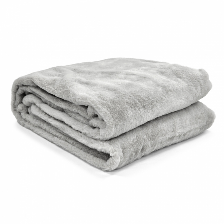 Pläd \'Aranga Super Soft Throw\' 130x170cm - Grå i gruppen Inredning / Textilier / Plädar & filtar hos Reforma (V10201570)