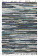 Trasmatta \'Home\' - Multi/blå
