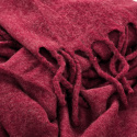 Pläd \'Samantha\' 130x170cm - Mörkröd