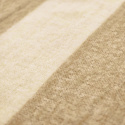 Pläd \'Beatriz Stripe\' 130x170cm - Beige/vit