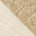 Pläd \'Beatriz Stripe\' 130x170cm - Beige/vit