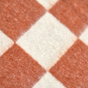 Pläd \'Audrey Check\' 130x170cm - Rosa/vit