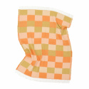 Pläd \'Audrey Check\' 130x170cm - Beige/gul/orange