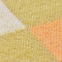 Pläd \'Audrey Check\' 130x170cm - Beige/gul/orange