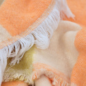 Pläd \'Audrey Check\' 130x170cm - Beige/gul/orange