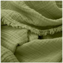 Muslinpläd \'Dorena\' 130x170cm - Grön