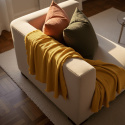 Muslinpläd \'Dorena\' 130x170cm - Gul