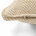 Kuddfodral \'Denisa Fishbone\' 45x45cm - Beige/vit