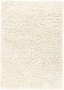 Ryamatta \'Fassale Handvävd Ull\' - Vit