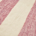 Pläd \'Beatriz Stripe\' 130x170cm - Röd/vit