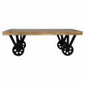 Soffbord Vintage - Natur/Metall