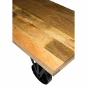 Soffbord Vintage - Natur/Metall