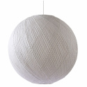 Taklampa \'Ball\' - Bambu/Vit