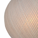 Taklampa \'Ball\' - Bambu/Vit