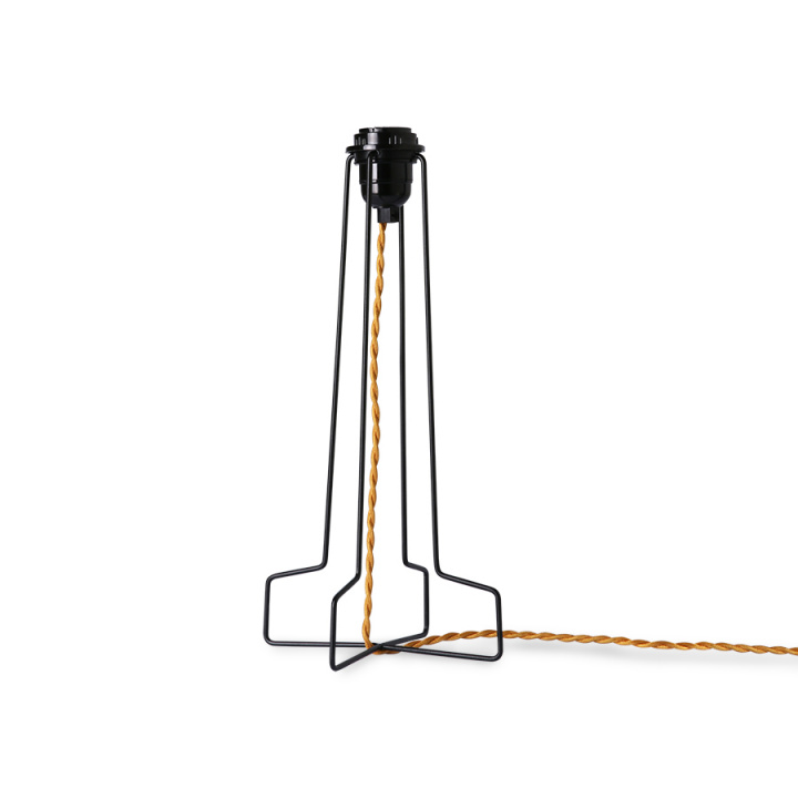Lampfot \'Metal Wire Lamp\' - Svart/Guld i gruppen BELYSNING / Bordslampor hos Reforma (VOL5089)