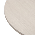 Soffbord \'Créme\' Runt 55 cm - Vitpigmenterad