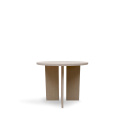 Soffbord \'Créme\' Runt 55 cm - Vitpigmenterad