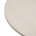 Soffbord \'Créme\' Runt 55 cm - Vitpigmenterad