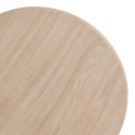 Soffbord \'Créme\' Runt 75cm - Vitpigmenterad