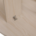 Soffbord \'Créme\' Runt 75cm - Natur