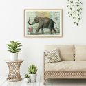 Poster - Vintage Elefant