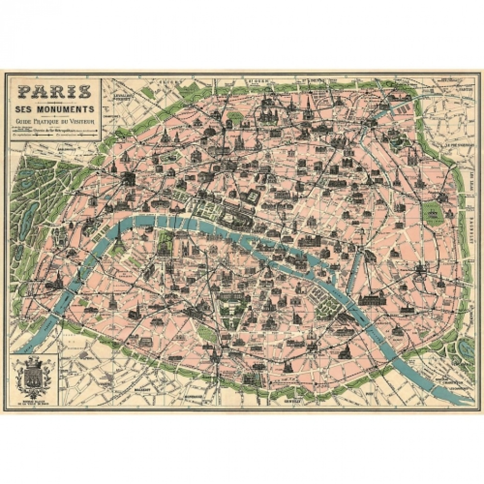 Poster - \'Carte Paris\'