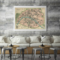 Poster - \'Carte Paris\'