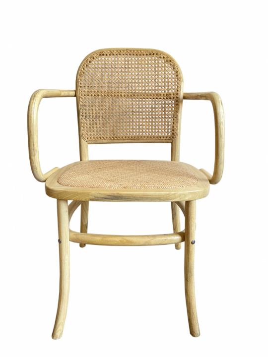 Karmstol \'Hult\' Rotting - Natur/Svart