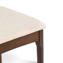 Stol \'Fager\' - Valnöt/Beige