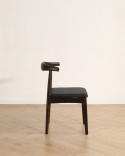 Stol \'Fager\' - Valnöt/Svart