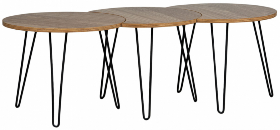 Soffbord 3st - Metall/Tr