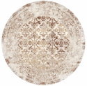 Rund Matta \'Denizli\' 200cm- Beige