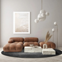 Rund matta \'Serifos\' 120cm - Mörkgrå