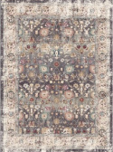 Wiltonmatta \'Bouhjar\' 240x340cm - Grå/Multi