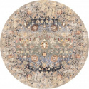 Rund Matta \'Bouhjar\' 120cm - Beige/Multi