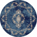 Rund Matta \'Taknis\' 120cm - Blå