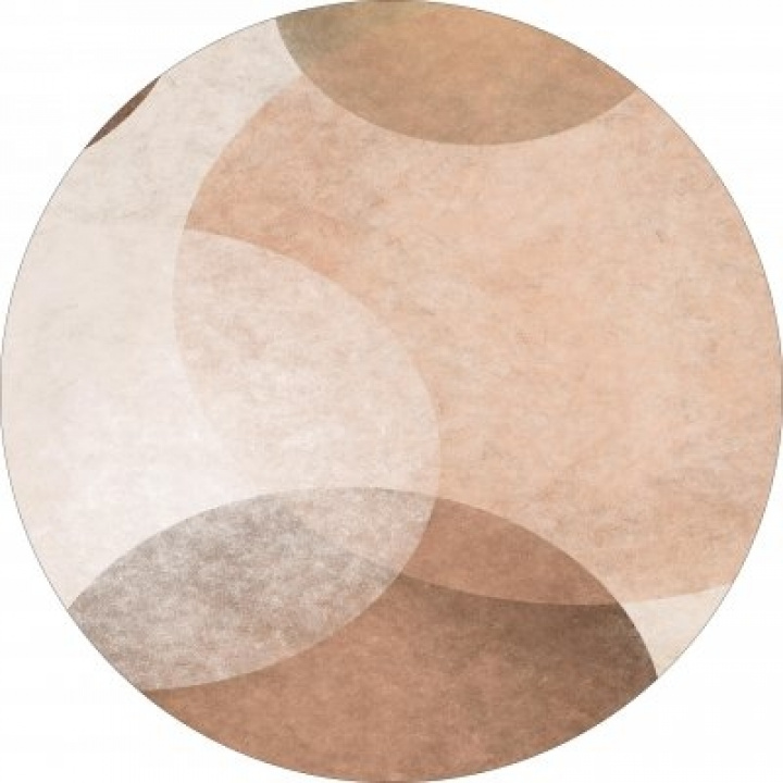Rund Matta \'Craon\' 120cm - Multi i gruppen Inredning / Mattor / Vävda Mattor hos Reforma (X10117859)