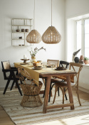 Stol \'Rattan\' - Svart