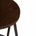Pall \'Rustic\' 65cm - Trä/Stål